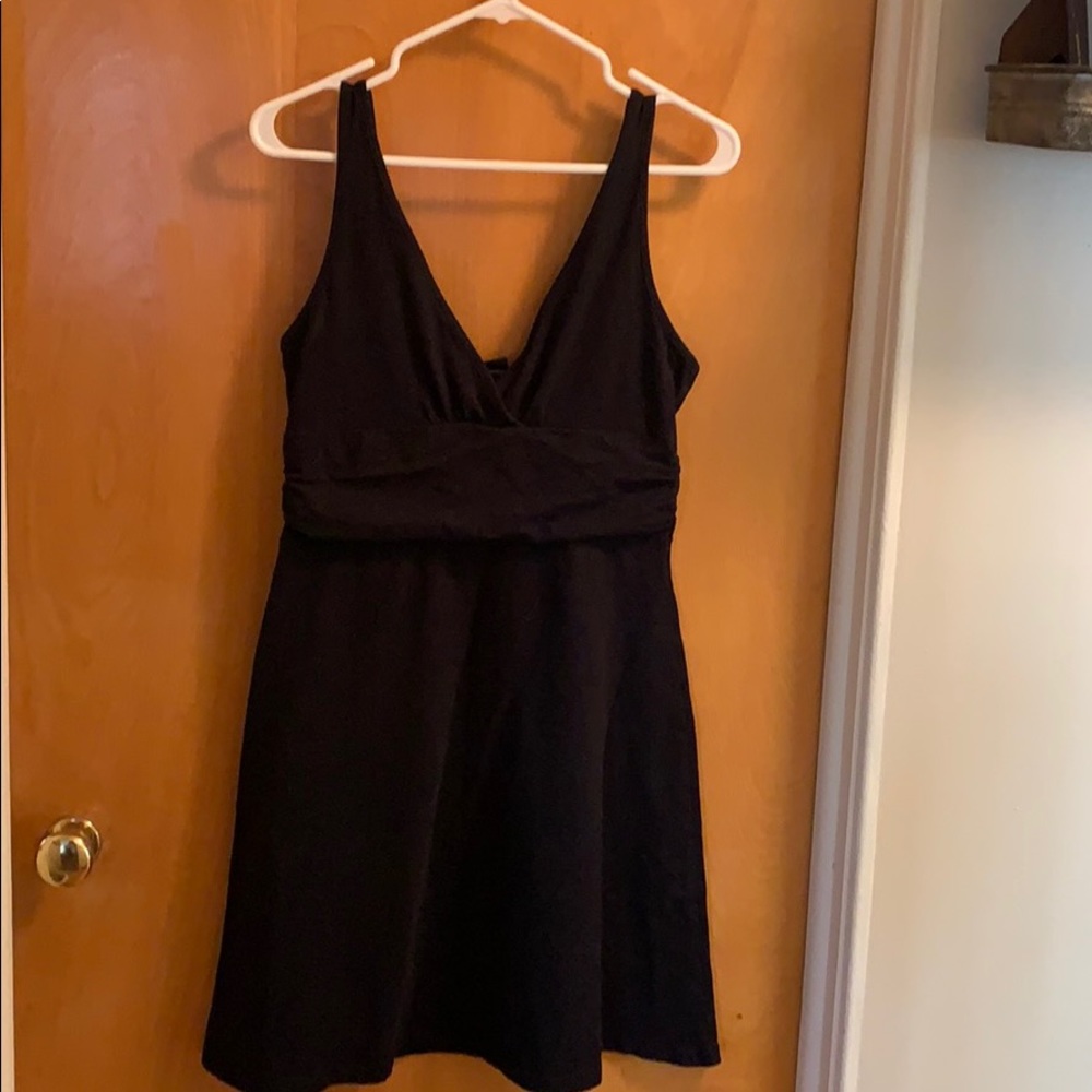 Patagonia Organic Cotton Black Dress M EUC